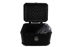 Βαλιτσάκι STR/0857 45λιτ.τετραγ.Μαύρο με Επενδ.και Μαξιλάρι Πλάτης